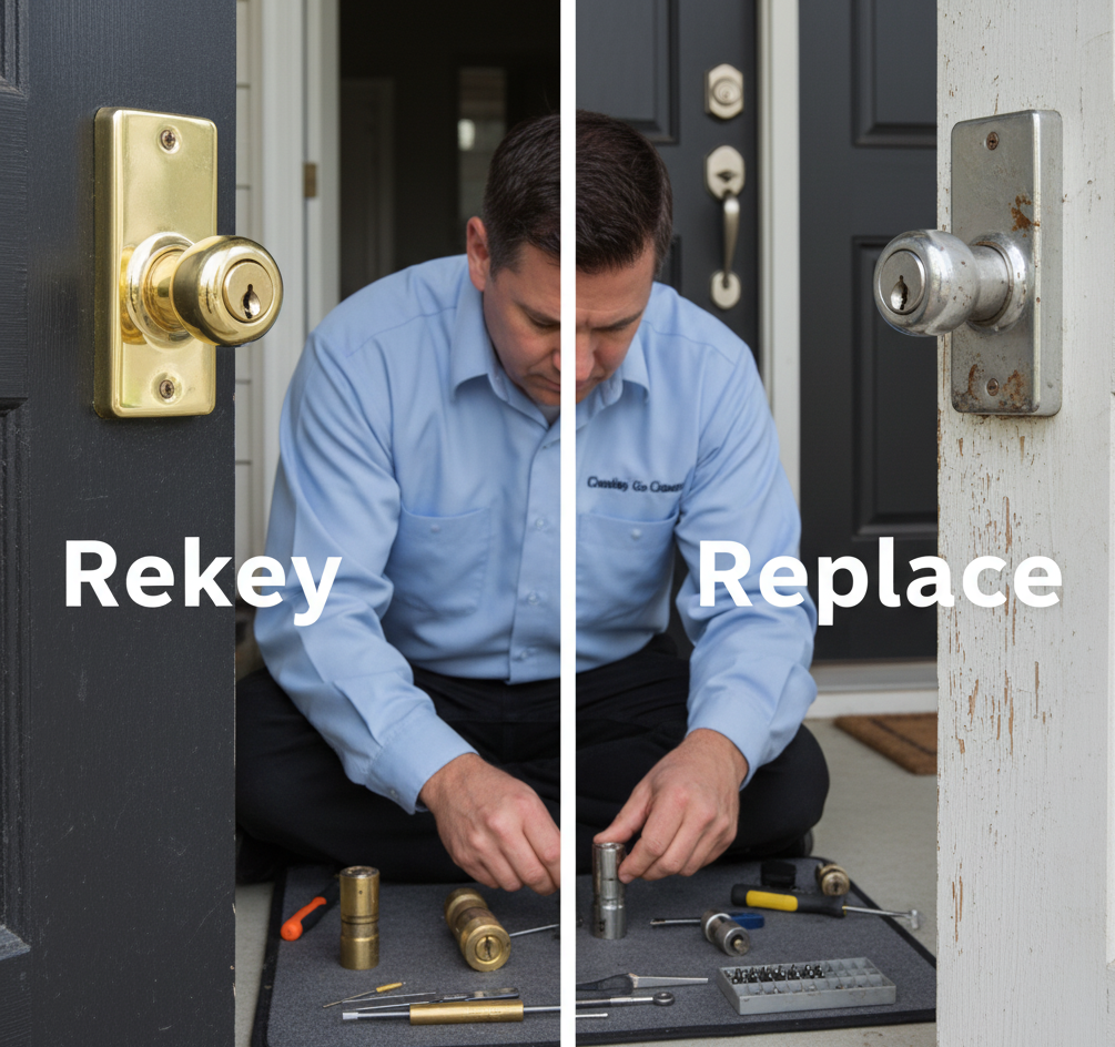 Deciding When to Rekey vs. Replace a Lock e1767047526619 - Charlotte Locksmith