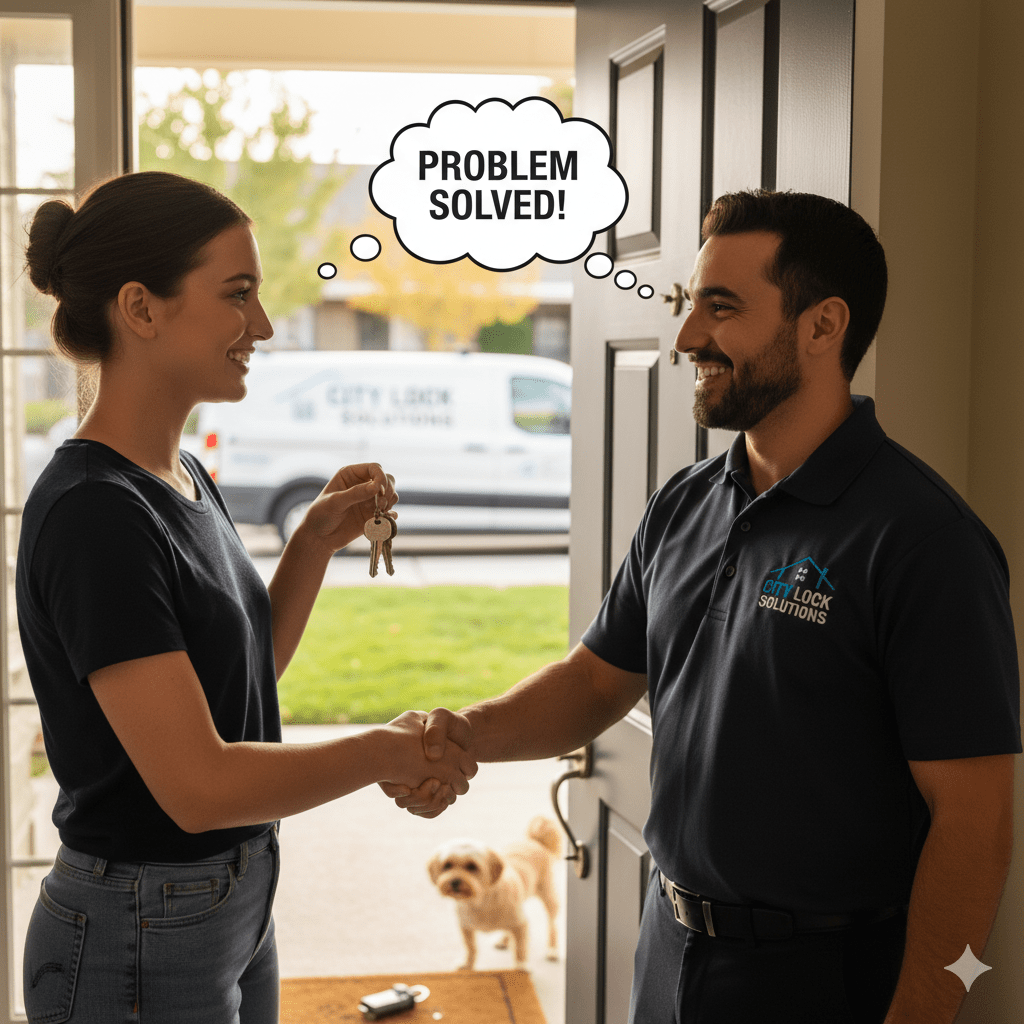 Charlotte locksmith providing key cutting and lock repair services, ensuring customer satisfaction and efficient solutions.