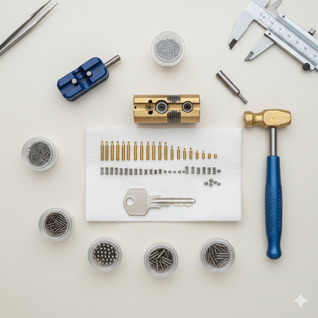 Residential locksmith rekeying service Charlotte